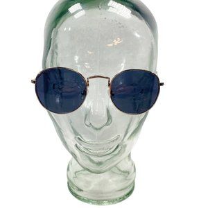 Round Gold Wire Frame Sunglasses